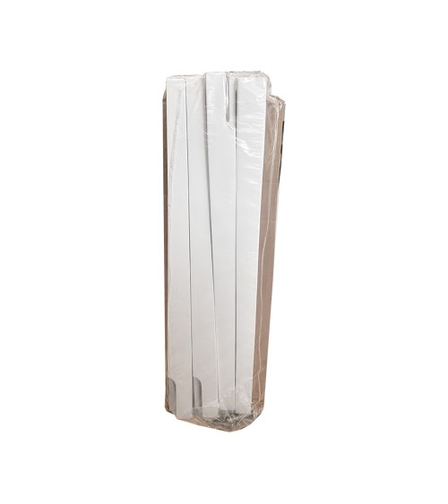 Confezione 4 gambe piramidali H 74 cm. in bianco frassinato