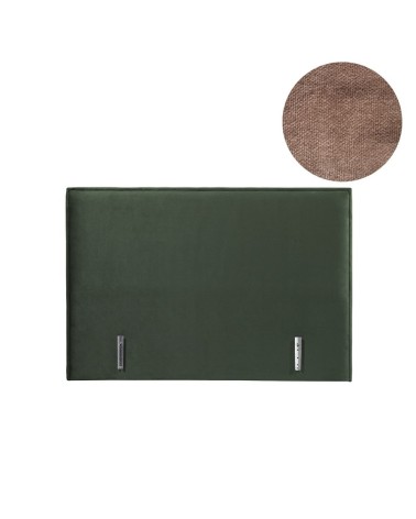 Letto matrimoniale contenitore Frame velluto tortora