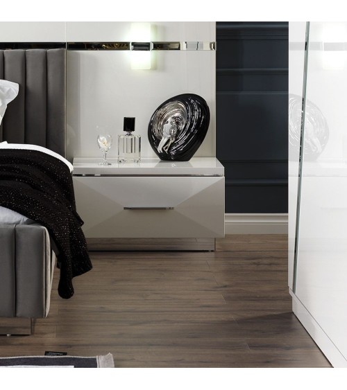 Camera da letto Rams bianco lucido