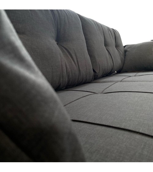 Divano letto contenitore Kemer grigio 07-814