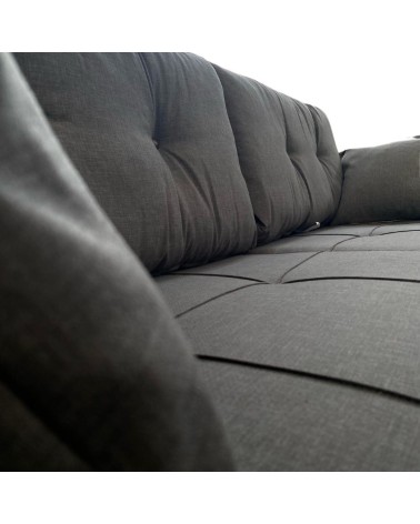 Divano letto contenitore Kemer grigio 07-814