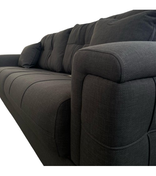 Divano letto contenitore Kemer grigio 07-814
