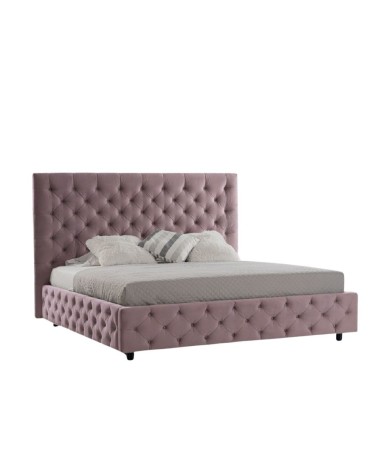 Letto matrimoniale contenitore Sondrio rosa