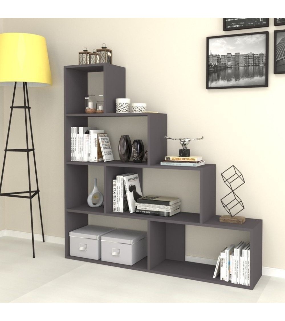 Libreria a scala Alis 145x145 cm beton