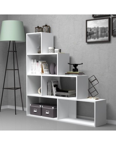Libreria a scala Alis 145x145 cm. bianca