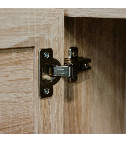 Credenza Bali 53A 2 ante e 2 cassetti effetto vimini