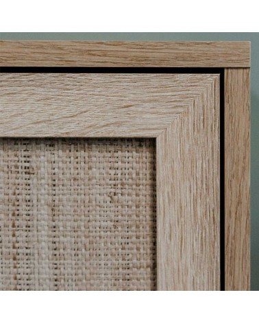 Credenza Bali 53A 2 ante e 2 cassetti effetto vimini