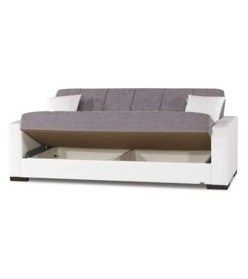 Divano 3 posti letto contenitore Malpensa visone 05-811