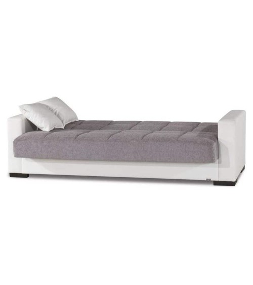 Divano 3 posti letto contenitore Malpensa visone 05-811