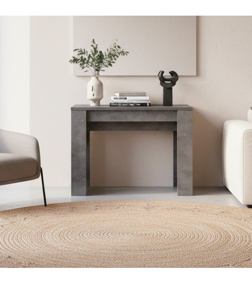 Consolle allungabile Baku cemento 252 cm