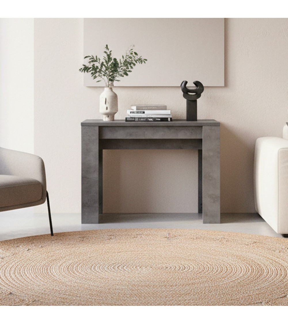 Consolle allungabile Baku cemento 252 cm