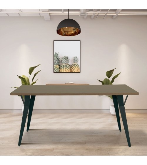 Tavolo da pranzo Yutan 160x80 cm rovere
