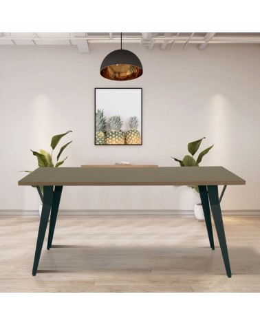 Tavolo da pranzo Yutan 160x80 cm rovere