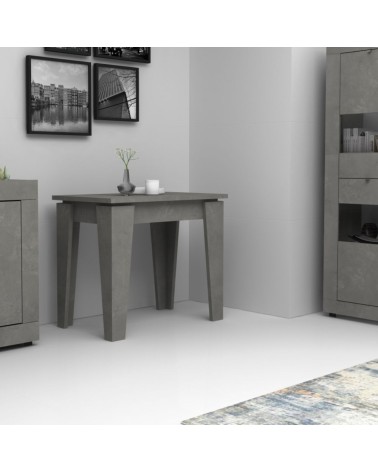Consolle allungabile Natron cemento 50x90 cm