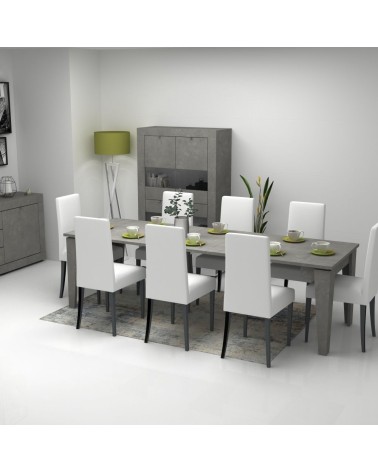 Consolle allungabile Natron cemento 50x90 cm
