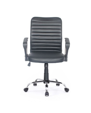 Poltrona ufficio Asgar base cromata nera