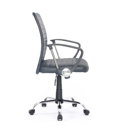 Poltrona ufficio Asgar base cromata nera