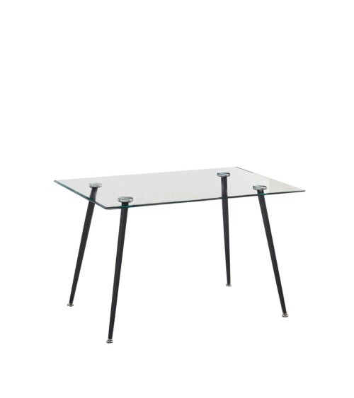 Tavolo SETFULL in cristallo temperato 120x80x85H
