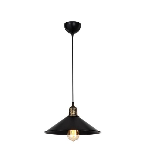 Lampada a sospensione Maya nera MDL4156