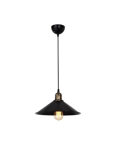 Lampada a sospensione Maya nera MDL4156