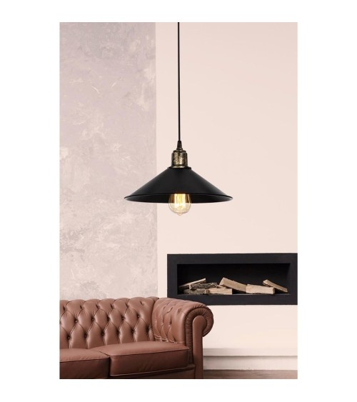 Lampada a sospensione Maya nera MDL4156