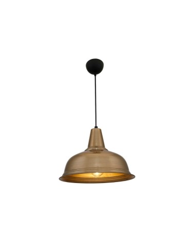 Lampada a sospensione Tampa ASZ1343 con diffusore bronzo