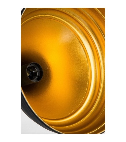 Lampada a sospensione Leda ASZ1338 in metallo nero
