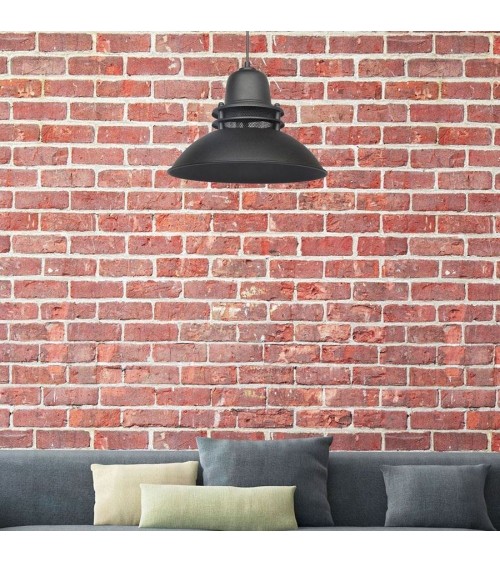 Lampada a sospensione Tibet ASZ0871 nera stile industriale