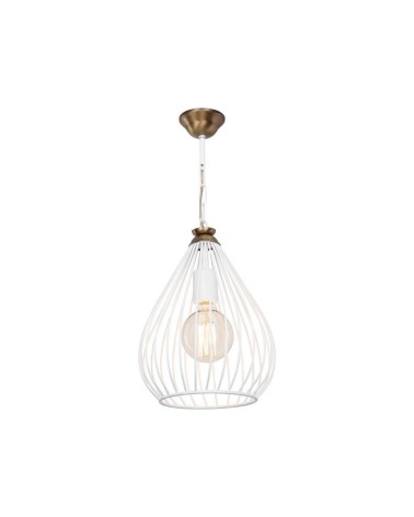 Lampada a sospensione ciondolo Umay ASZ1314 metallo bianco