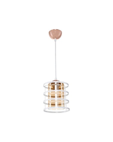 Lampada a sospensione Mira ASZ1261 metallo bianco