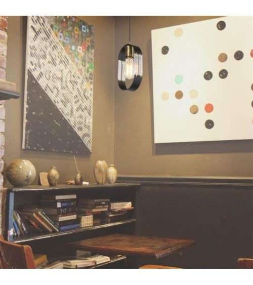 Lampada a sospensione Nova ASZ1136 pendente nero