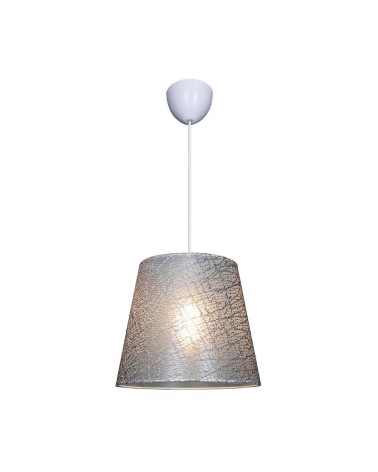 Lampada a sospensione Conic ASZ0777 in tessuto grigio