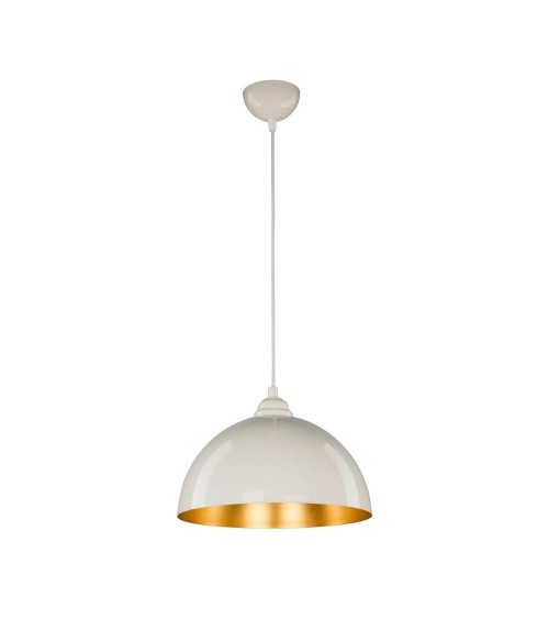 Lampada a sospensione Topak ASZ0948 in metallo bianco