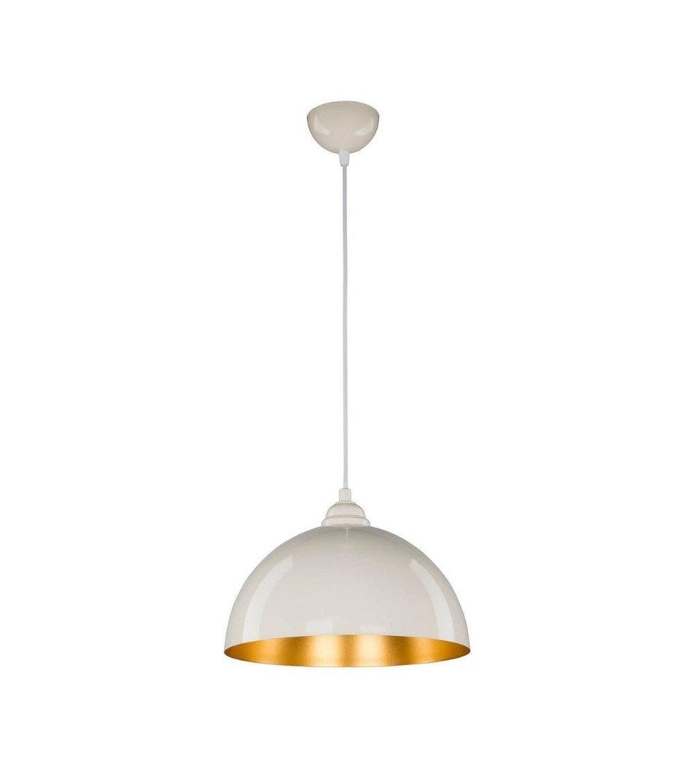 Lampada a sospensione Topak ASZ0948 in metallo bianco