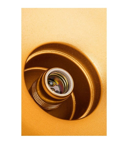 Lampada a sospensione Kumbet MDL3053 metallo nero interno oro