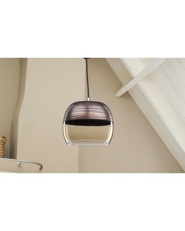 Lampada a sospensione Punto ASZ0856 diffusore bicchiere rovesciato
