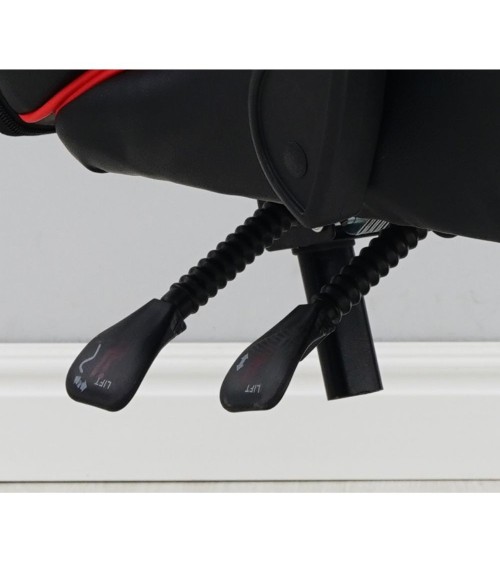 Poltrona gaming Mek rosso nera