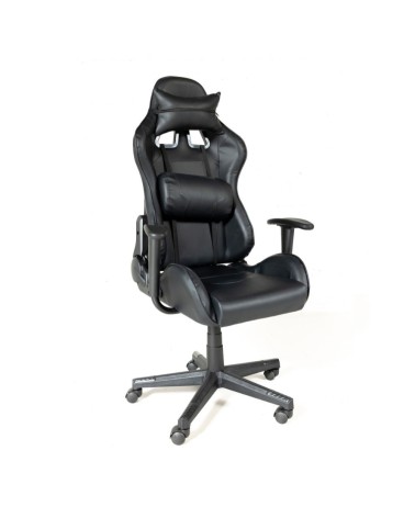 Poltrona gaming Sputnik nera telaio acciaio