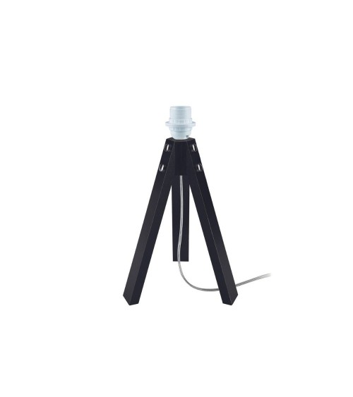 Lampada da tavolo treppiede Deco MDL3042 legno nero