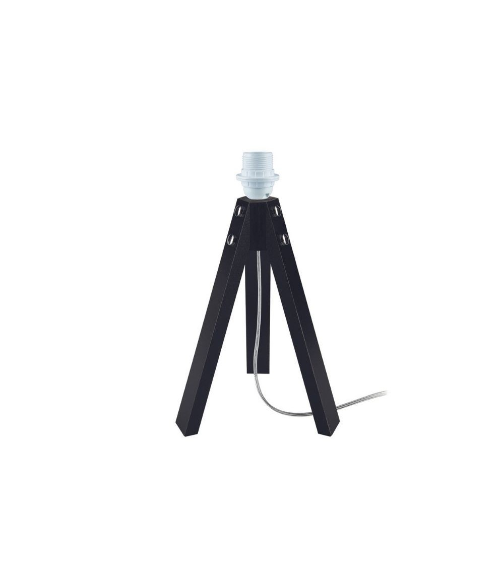Lampada da tavolo treppiede Deco MDL3042 legno nero