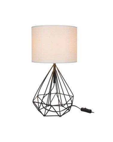 Lampada da tavolo ufficio scrivania Pena nero bianco MDL4268
