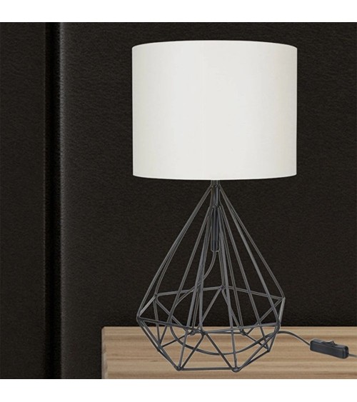 Lampada da tavolo ufficio scrivania Pena nero bianco MDL4268