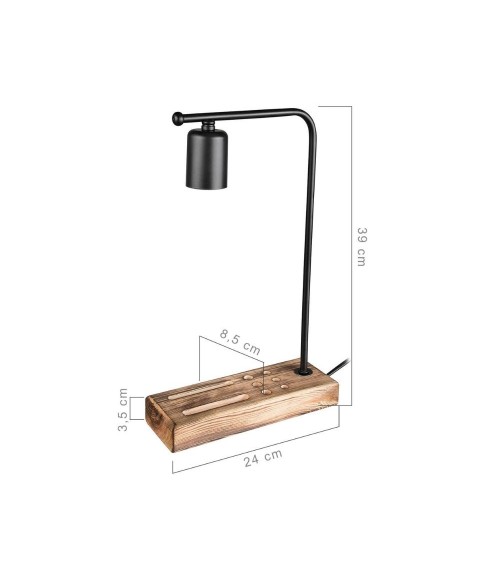 Lampada da scrivania con porta cellulare Vito MDL4285