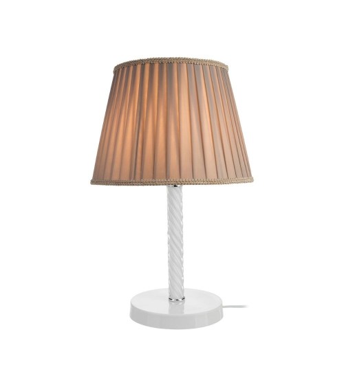 Lampada da tavolo Piray ASZ1277 vetro bianco