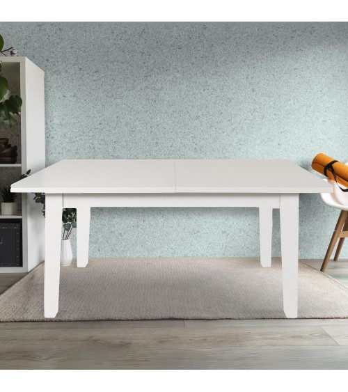 Tavolo allungabile Ligure 180 laccato bianco opaco