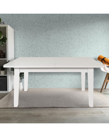 Tavolo allungabile Ligure 180 laccato bianco opaco