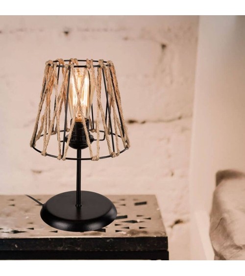 Lampada da tavolo Evren ASZ1127 in iuta
