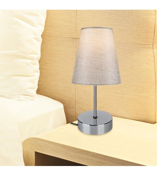 Lampada da tavolo Estelya AZ1068 cromo beige