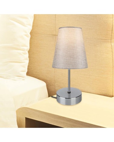 Lampada da tavolo Estelya AZ1068 cromo beige