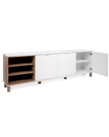 Madia Menorca 57A 3 ante bianco rovere 200x35x64,5